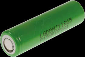 INR18650 MJ1 Industrial cell, 18650, 3.6 V, 3500 mAh, unprotected, pack of 2