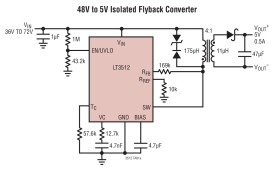 Monolithic High Voltage Isolated Flyback Converter