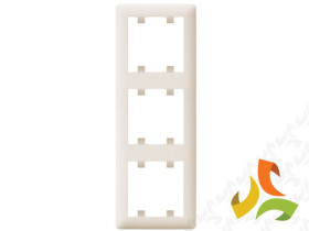 LUMINA SOUL Ramka 3 potrójna pionowa kremowa WL5131 HAGER