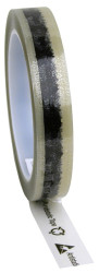 Taśma antystatyczna szerokość: 18mm Tak=¬tak¬¬ ¬ESD¬¬<BR/>=¬nie¬¬ ¬[Blank]¬¬ Antistatic Tape długość: 65.8m Przezroczysty