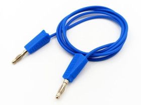PPS-1 przewód pomiarowy banan - banan, dł. 1m, kolor niebieski