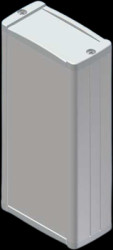 Aluminum Profile enclosure, (L x W x H) 125 x 59.9 x 30.9 mm, white (RAL 9002), IP54, TEKAL 13.30