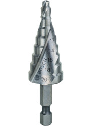 Wiertło Bosch śr.trzpienia: 20 mm śr. głowicy: 4mm kąt: 90° l. żłobków: 1 dł. trzpienia: 70.5mm dł. całkowita: 70,5 mm