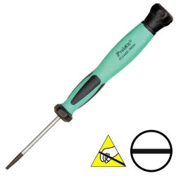 Wkrętak płaski 3mm ESD precyzyjny, Proskit SD-083-S5