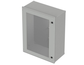 Szafka ścienna rozdzielcza 800 mm 600 mm 300mm Poliester wzmacniany włóknem szklanym Bopla RAL 7035