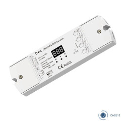 4-kanałowy sterownik LED dekoder DMX512 / RDM 4x5A 12-24VDC