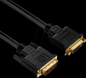 PI4200-250 DVI Kabel 24+1 Dual Link DVI-D Stecker, 2K, 25,0 m