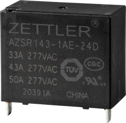 Zettler Electronics AZSR143-1AE-24D Przekaźnik mocy 24 V/DC 50 A 1 NO 1 szt.