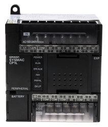 Sterownik programowalny PLC Omron CP1L 8 (DC) 6 (przekaźnik) USB 1.1 DC Przekaźnik 10 000 słów (pamięć danych),