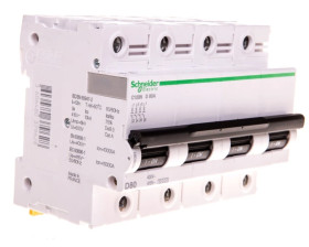 Wyłącznik nadprądowy 4P D 80A 10kA AC C120N A9N18391