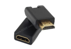 ADAPTER HDMI REGULOWANY WTYK GNIAZDO 360 STOPNI