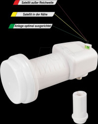 ANK EASY FIND LNB LNB, single, 40 mm, 4K, 3D ready, sat finder