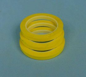 TAŚMA POLIESTR.Z KLEJEM YELLOW 10mm 60mb