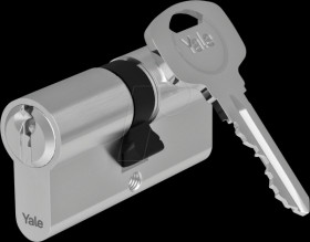 10-0552-3535-00-2201 Double cylinder 500 plus, 35/35, nickel satin