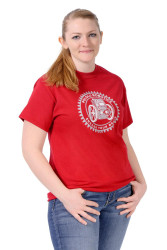 Pololu Balboa T-Shirt: Cardinal Red, Youth L