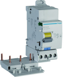 RCCB, Typ F, 3P+N-biegunowy, 25A, 30mA, Hager, BDF