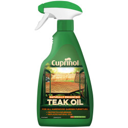 Cuprinol 5212378 Naturally Enhancing Teak Oil Clear Spray 500ml