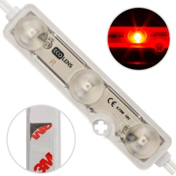 Moduł 3xLED SMD 0,72W czerwony