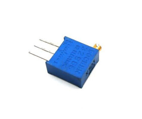 Potencjometr montażowy 3296X - wieloobrotowy 250kΩ THT