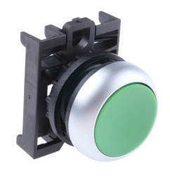 Przycisk, Ø 29.7mm, IP69K, kolor: Zielony, Eaton, RMQ Titan M22