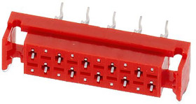 Gniazdo PCB 10 -pinowe 2 -rzędowe raster: 2.54 THT żeńskie Proste Przewlekany