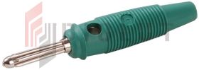 Wtyk banan 4mm BUELA-30-GN 60V=/30V~ 30A