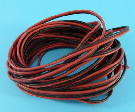 PRZEWÓD SILIKON.2x0,30 AWG22 300V 200řC