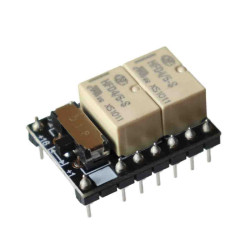 Przekaźnik sygnału, 12V dc, 2 A, DPDT, montaż PCB, RS PRO
