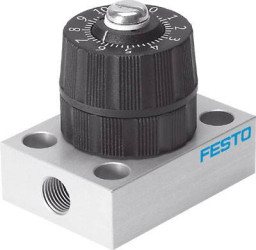 FESTO Zawór regulacyjny 542022 GRP-70-1/8-AL G 1/8, G 1/8 Materiał obudowy PA Element uszczelniający NBR, PVC 1 szt.