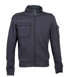 Sweter, 990240-C, Unisex, L, L, Granatowy, Bawełna 35%, Poliester 65