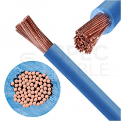 Kabel instalacyjny LgY / H05V-K 0,5mm2 jednożyłowy niebieski 300/500V giętki linka Helukabel