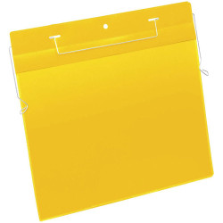 Durable 175404 Wire Label Holder A4 Yellow 50 Pieces for Efficient Logistics