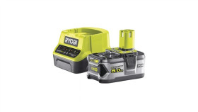 Akumulator Li-Ion 5.0Ah 18V + Ładowarka One+ Rc18120-150