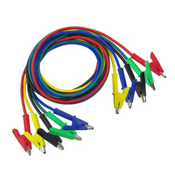 Kable pomiarowe zestaw NR14 HQ 100cm 5szt. przewody krokodylki