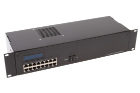 Zasilacz buforowy 12V 8p PoE RACK 19"