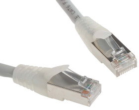 Kabel Ethernet Cat6 długość 0.5m Z zakończeniem RS PRO LSZH średnica 6mm