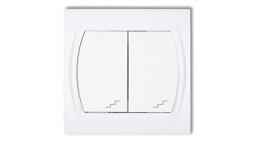 Logo Łącznik Podwójny Schodowy Biały Lwp-33