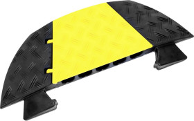 DEFENDER by Adam Hall Końcówka męska 85320M polireutan żółty, czarny Zawartość: 1 szt.