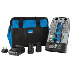 Draper 99719 Storm Force&#xAE; 10.8V Multi-Tool Kit (2x 1.5Ah, Charger &amp; Bag)