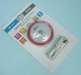 LAMPKA LED Z CZUJ.RUCHU I ZMIERZCH.AKU.