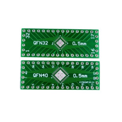 PŁYTKA UNIWERSALNA QFN32 QFN40 na DIP ADAPTER PRZEJŚIÓWKA WIERCONA