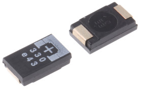 Kondensator tantalowy 330μF 2.5V dc ±20% SMD ESR 9mΩ D2E Panasonic