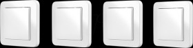 8750002834 Wall switch, for smart actuators, 4 pieces