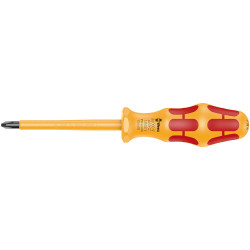 Wera 05051603001 1062 i PH VDE Kraftform Phillips-head Screwdriver, PH 2 x 100mm