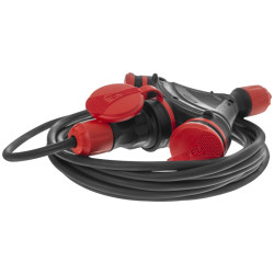 Przedłużacz budowlany 10m PS-X3/54 3x1,5 EXTREM czarny W-01172 Plastrol