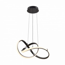 Lampa wisząca INDIGO kolor czarny/złoty, chrom metal/aluminium, tworzywo sztuczne, LED 5500 Lm 3000K IP20 MD9717-1-3BCD Zuma Lin