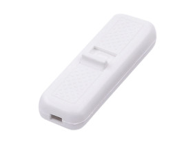 Przełącznik lampkowy 2A 250V PRK0067 przelotowy biały