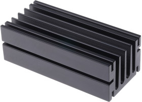 Radiator 100 x 46 x 33mm 4.5°C/W Uniwersalny Prostokątny Alu