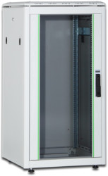 Server cabinet, 26 U, (H x W x D) 1342 x 800 x 1000 mm, IP20, sheet steel, light gray, DN-19 26U-8/10-1