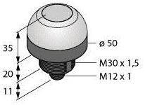 Czujnik umiejscowienia Turck 3096692 1 szt.